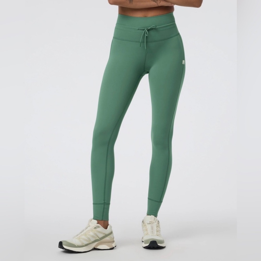 Vuori Green High-Rise Performance Leggings